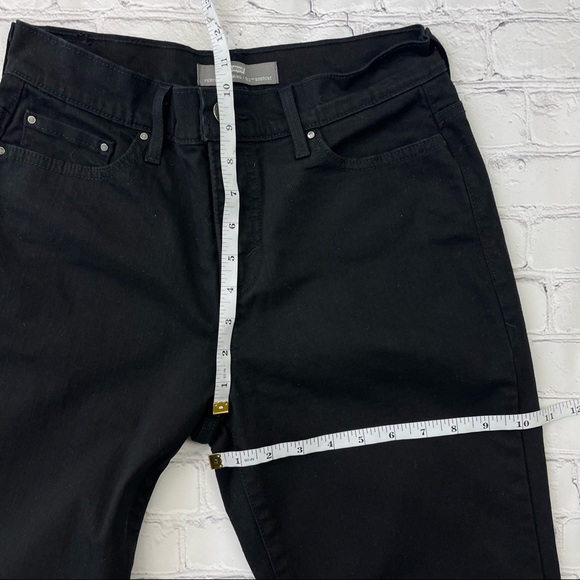 Levis 512 Jeans Stretch Slim High Bootcut Black Women’s Denim Size 8 S - Picture 9 of 9